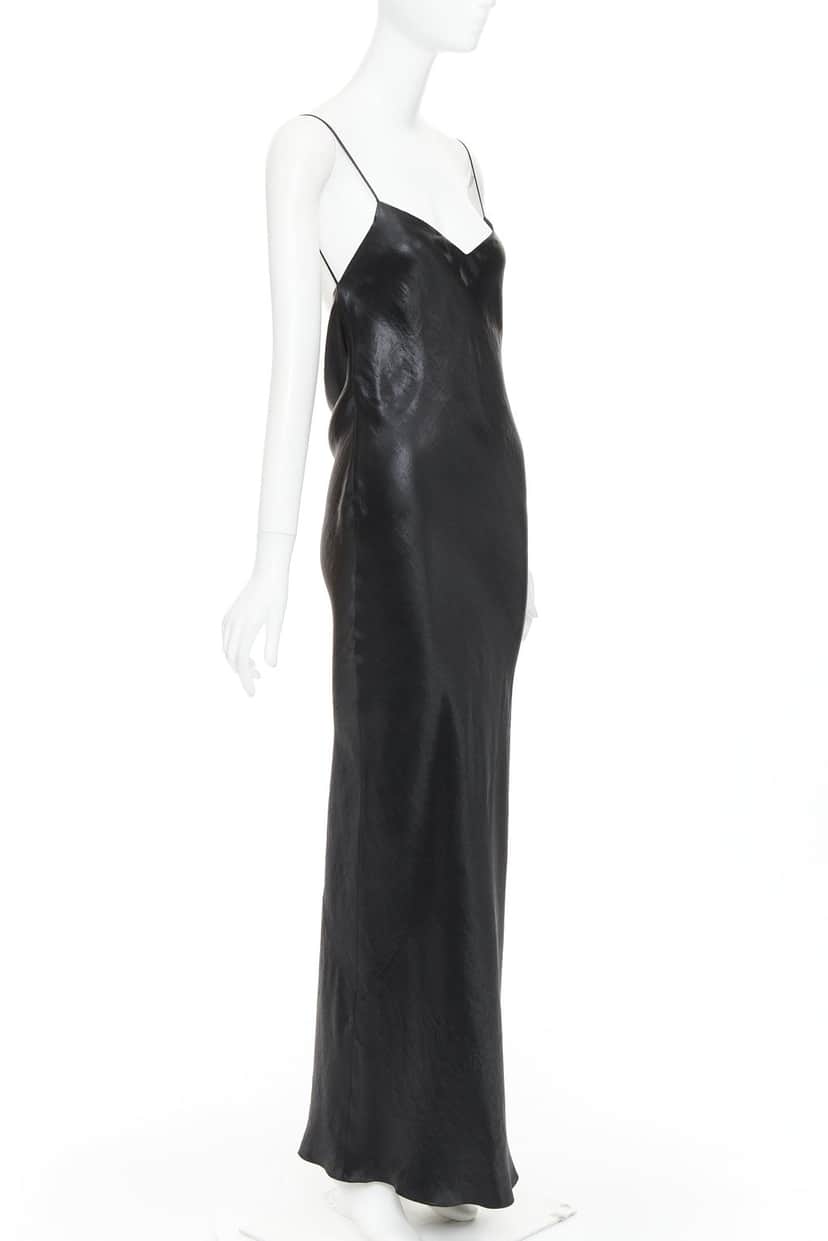 Saint Laurent 761176 Y6H20 1000 Black Viscose Never worn, with tag - Front View