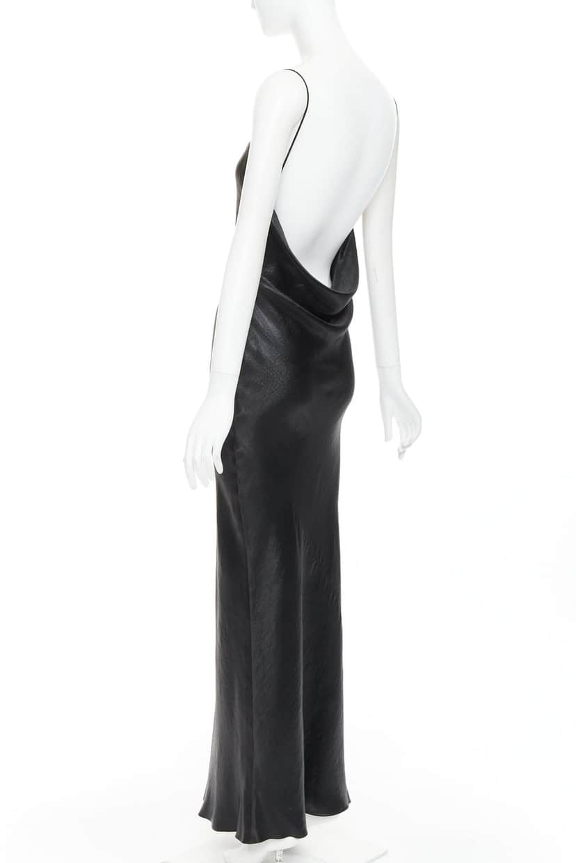 Saint Laurent 761176 Y6H20 1000 Black Viscose Never worn, with tag - Front View