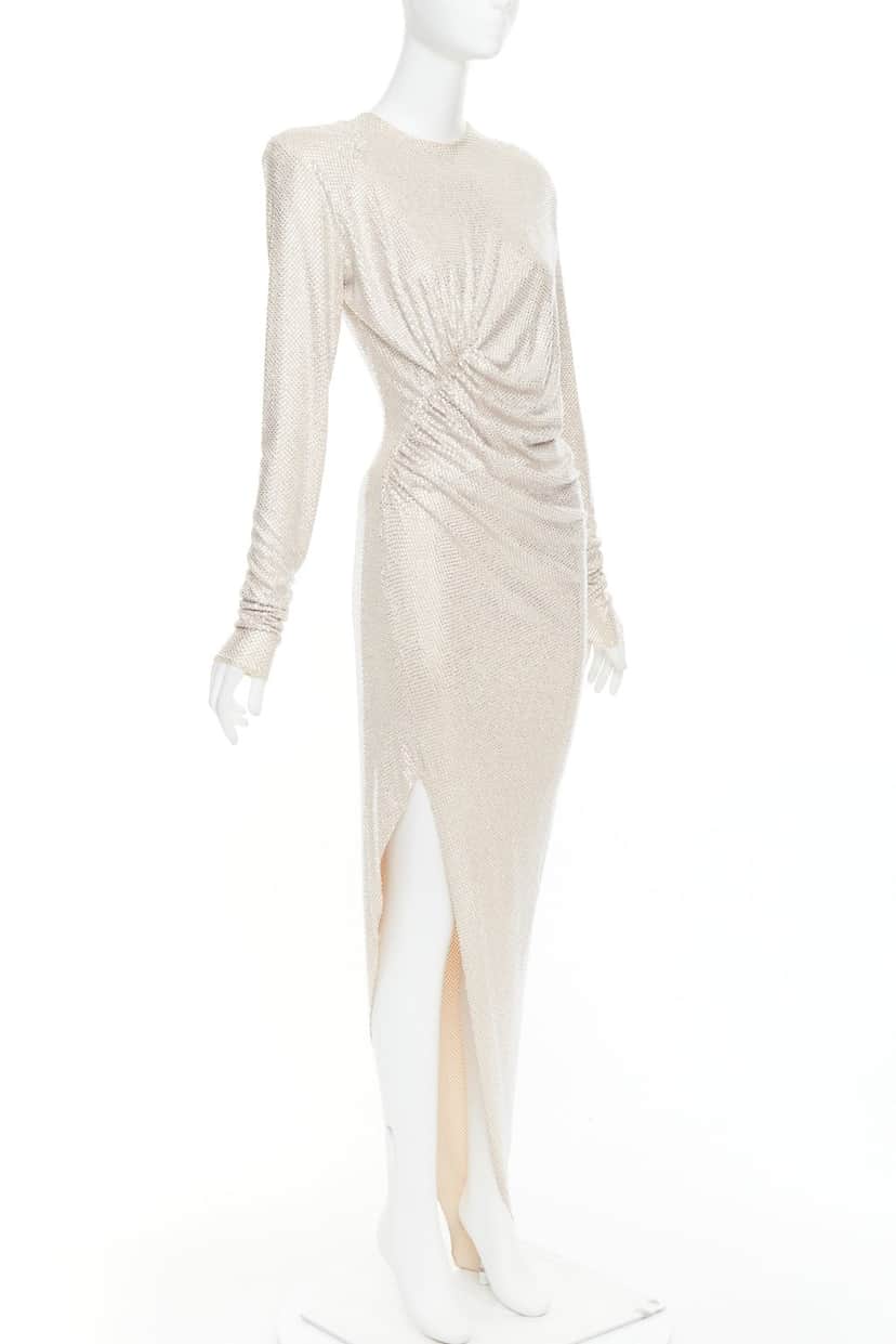 Alexandre Vauthier Dress Beige Viscose Very good condition - Front View