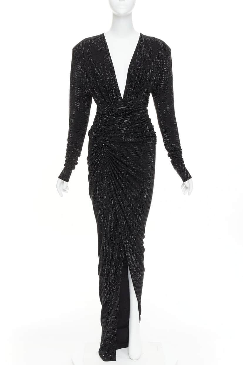 Alexandre Vauthier Dress Black Viscose Very good condition - Front View