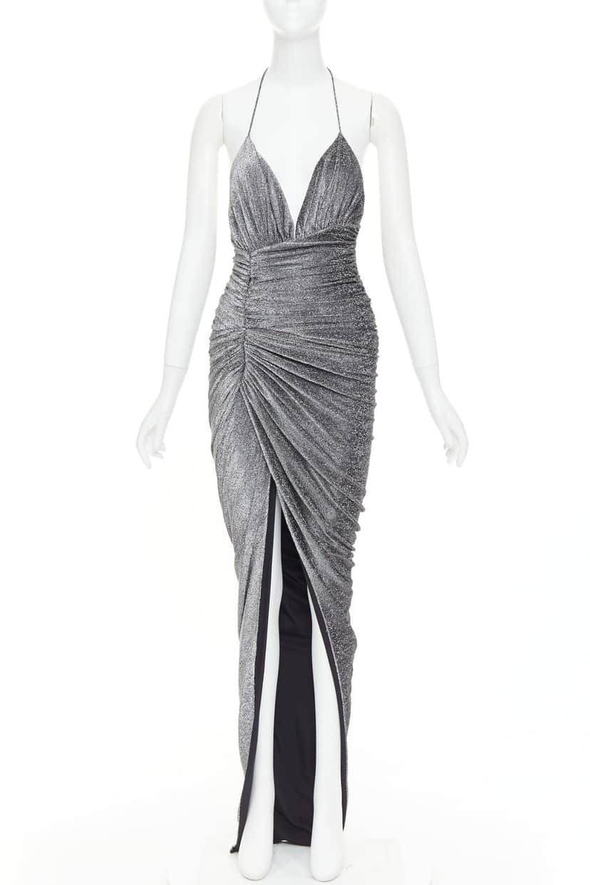 Alexandre Vauthier Dress Silver Fair condition - Front View