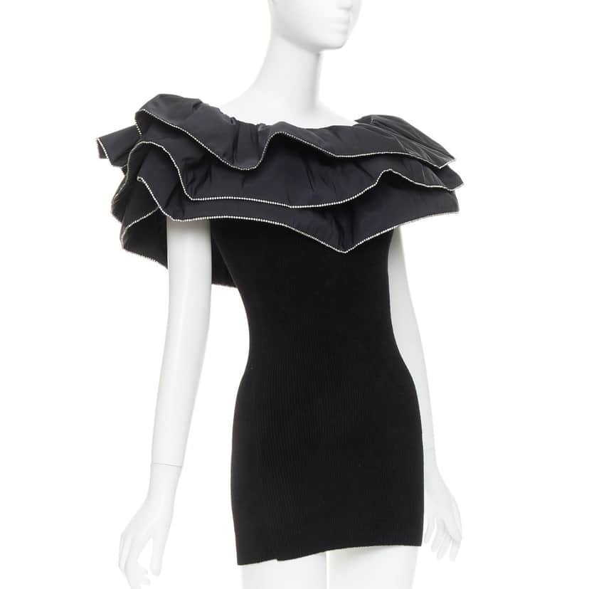 Alexandre Vauthier Dress Black Very good condition - Front View