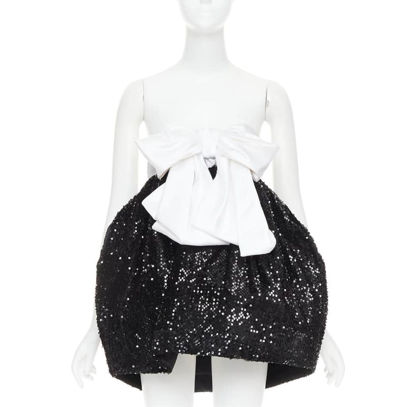 Alexandre Vauthier Dress Black Silk Good condition - Front View