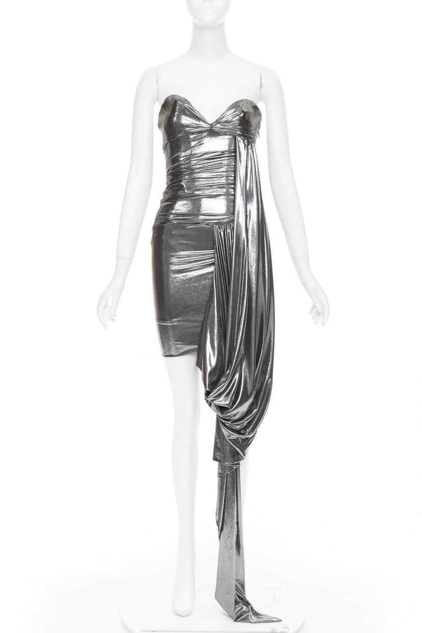 Alexandre Vauthier Dress Silver Very good condition - Front View