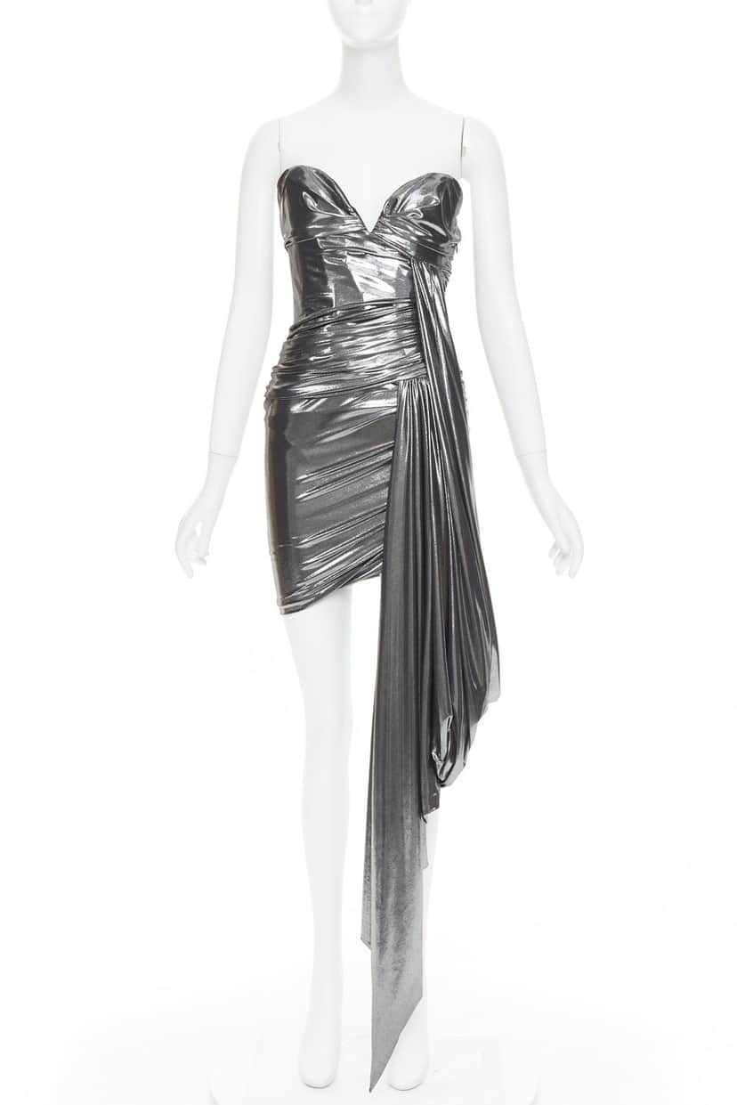Alexandre Vauthier Dress Silver Very good condition - Front View