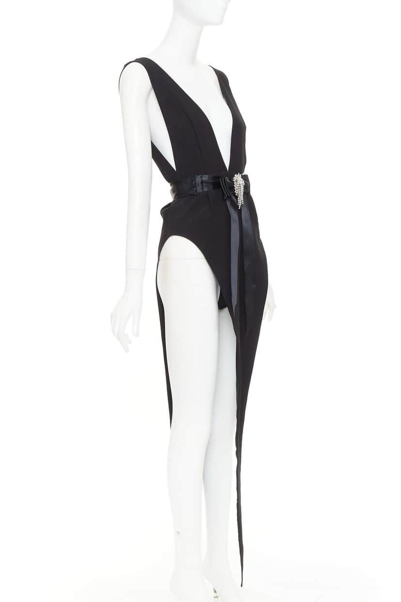 Alexandre Vauthier Dress Black Very good condition - Front View