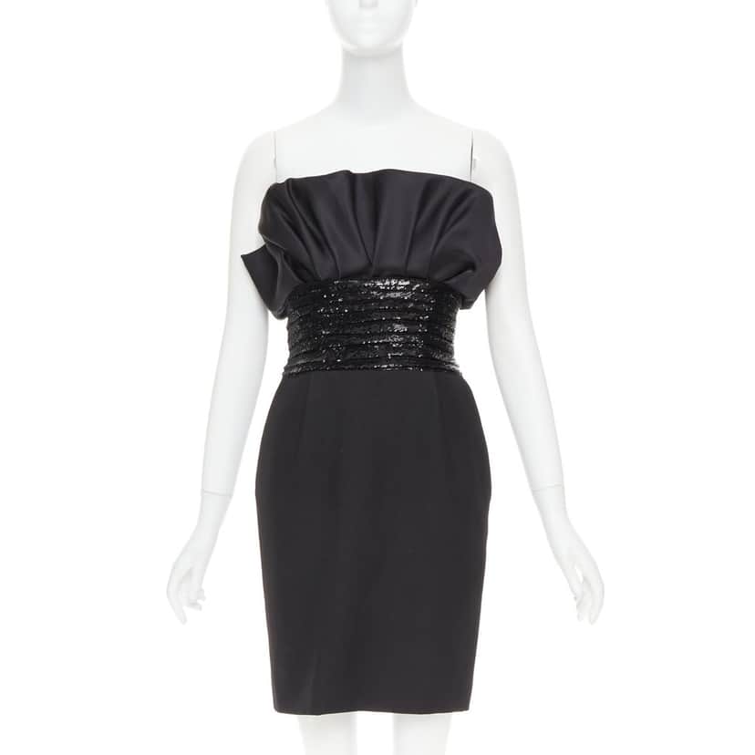 Alexandre Vauthier Dress Black Very good condition - Front View