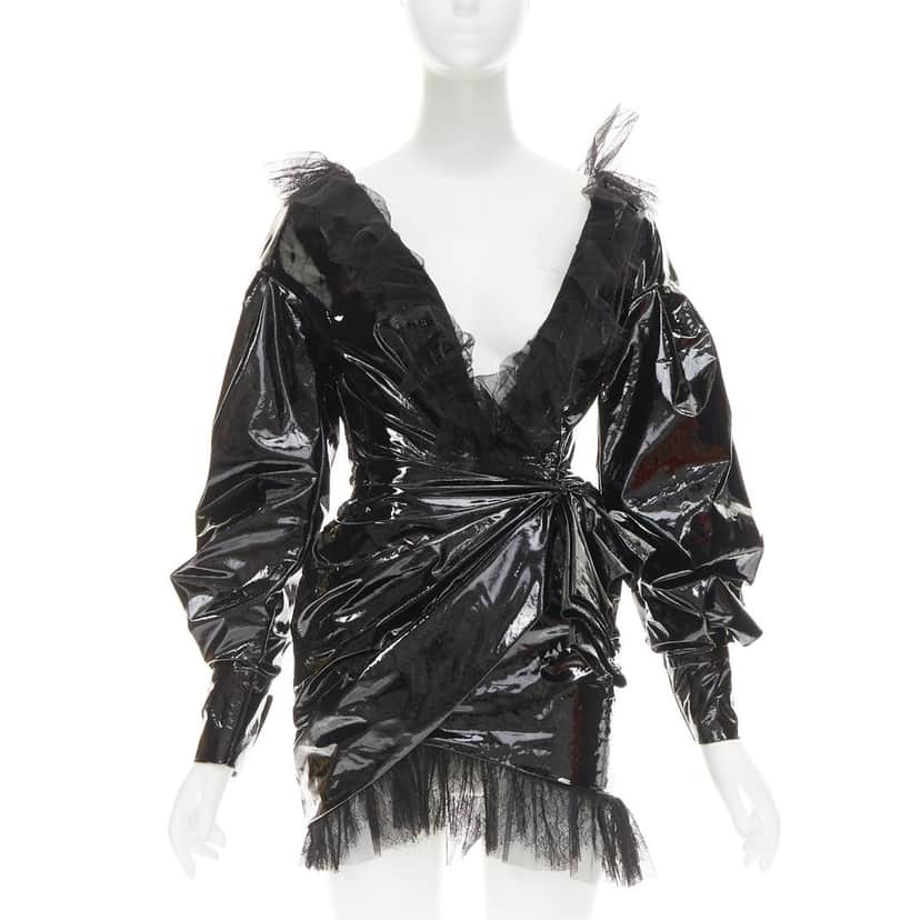 Alexandre Vauthier Dress Black Fair condition - Front View