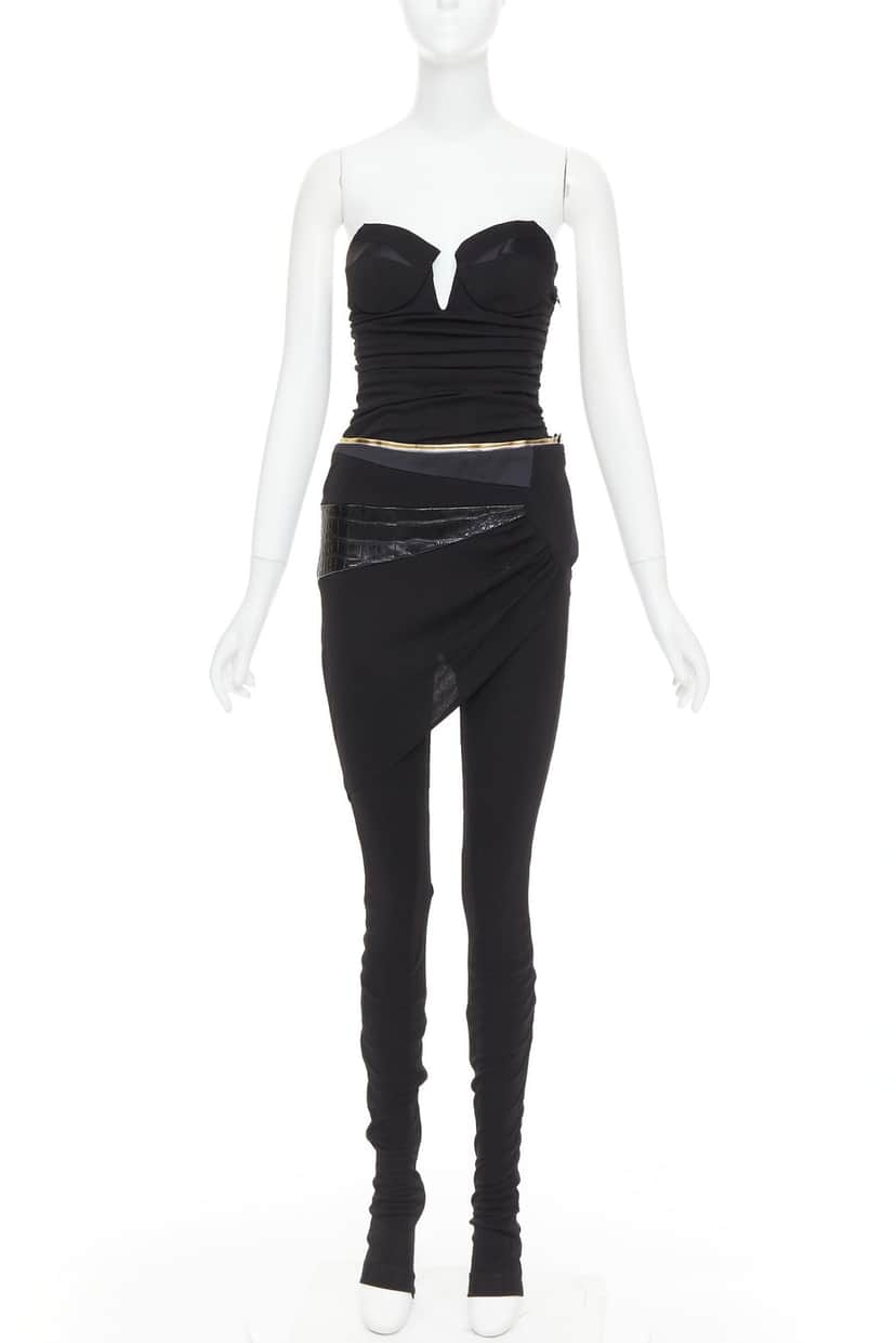 Alexandre Vauthier Jumpsuit Black Very good condition - Front View