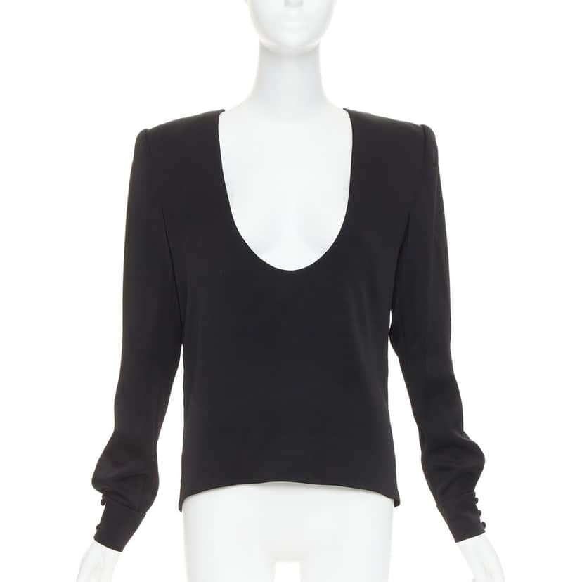 Alexandre Vauthier Top Black Very good condition - Front View