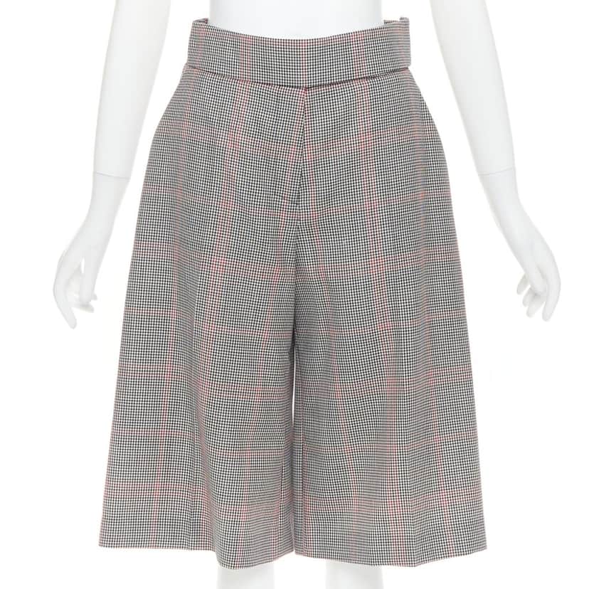 Alexandre Vauthier Shorts Grey Wool Very good condition - Front View