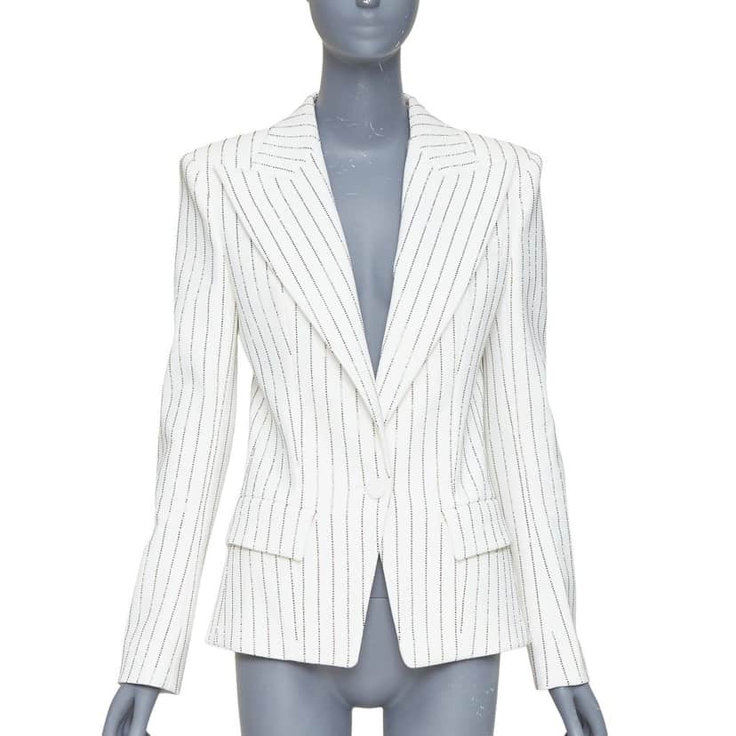 Alexandre Vauthier Jacket White Polyester Very good condition - Front View