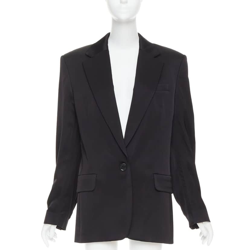 Alexandre Vauthier Jacket Black Viscose Never worn, with tag - Front View