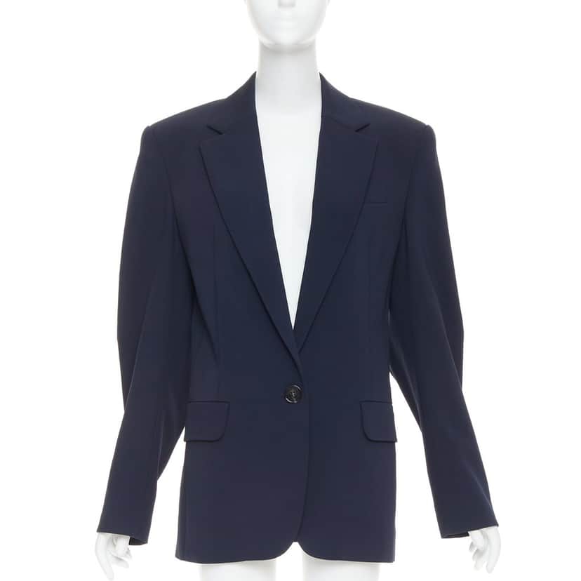 Alexandre Vauthier Jacket Navy Wool Very good condition - Front View