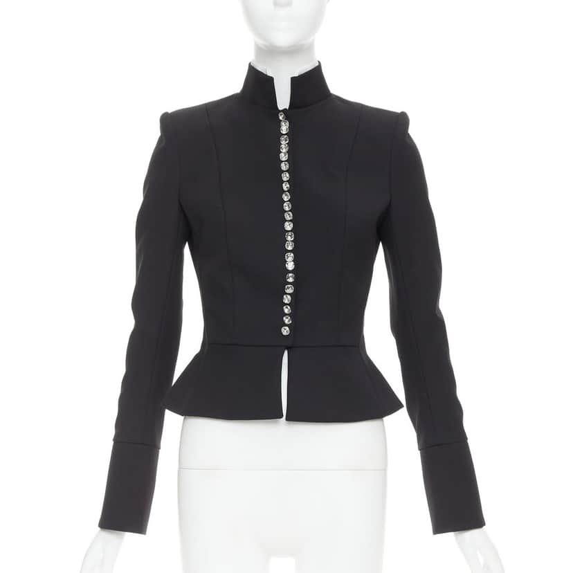 Alexandre Vauthier Jacket Black Wool Good condition - Front View