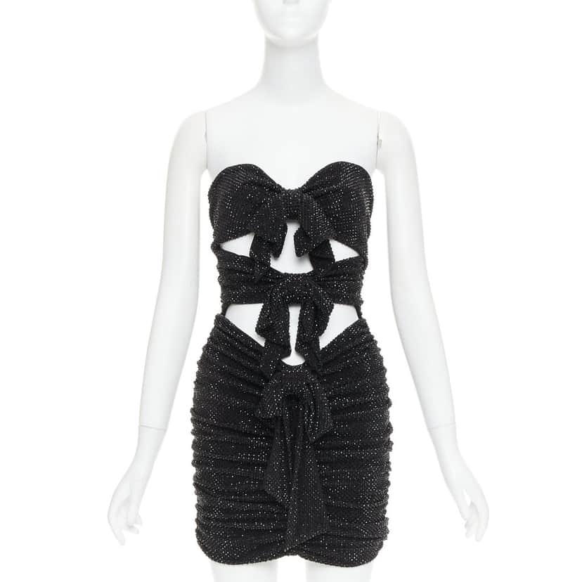 Alexandre Vauthier Dress Black Viscose Very good condition - Front View