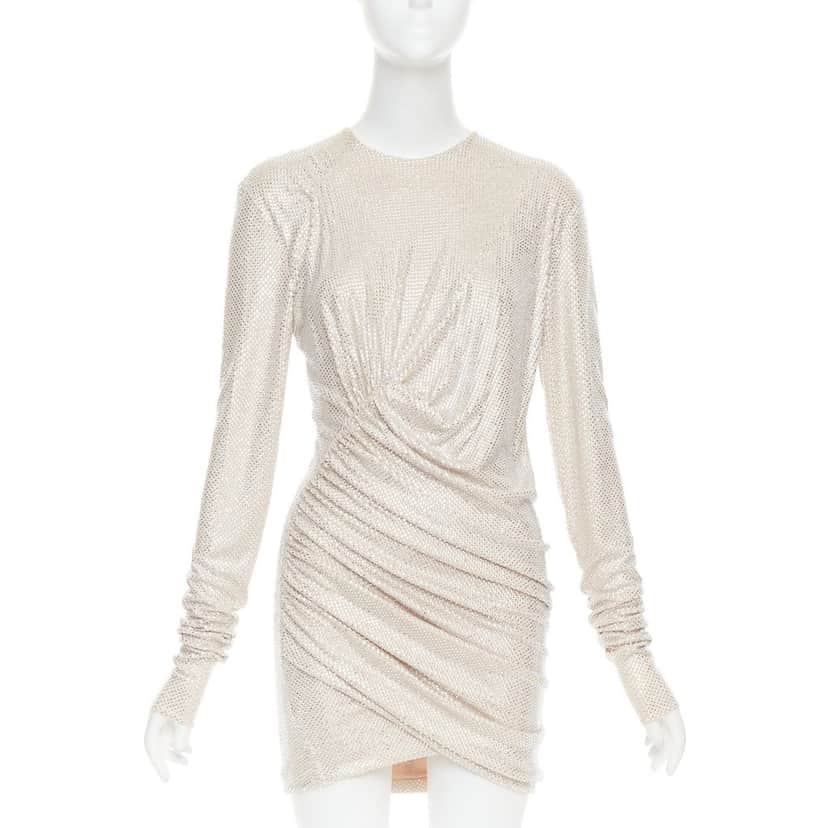 Alexandre Vauthier Dress Beige Viscose Very good condition - Front View