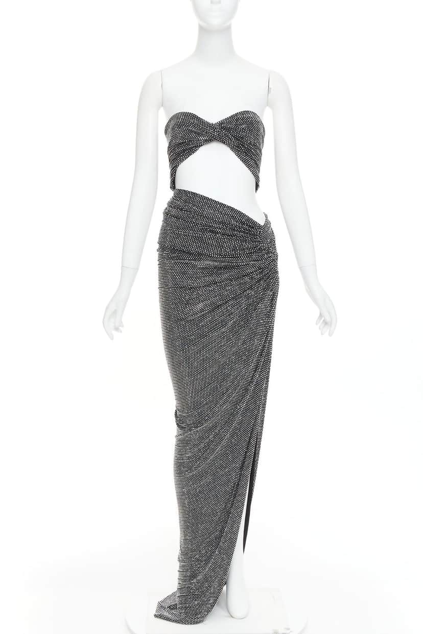 Alexandre Vauthier Dress Silver Viscose Very good condition - Front View
