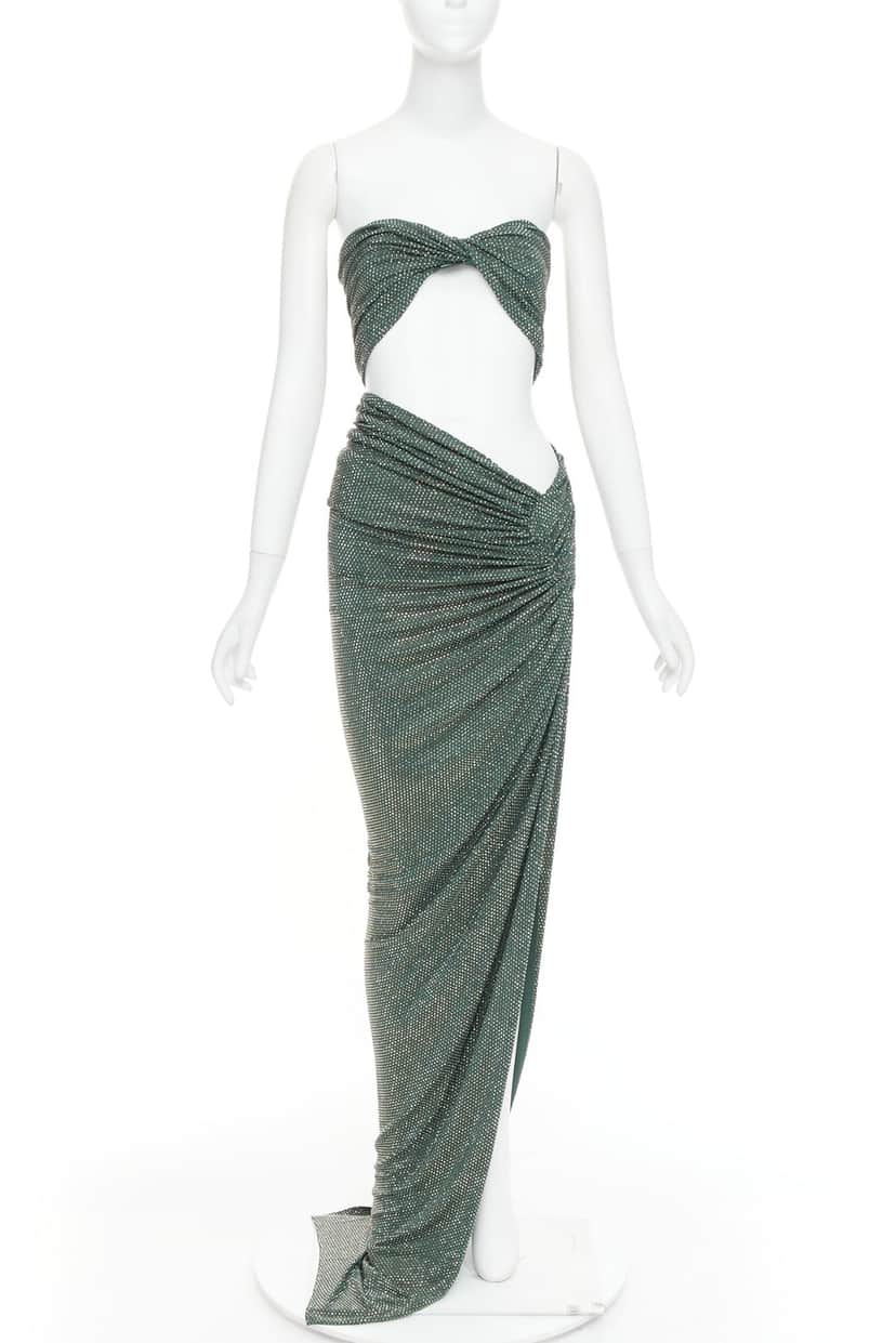 Alexandre Vauthier Dress Green Very good condition - Front View
