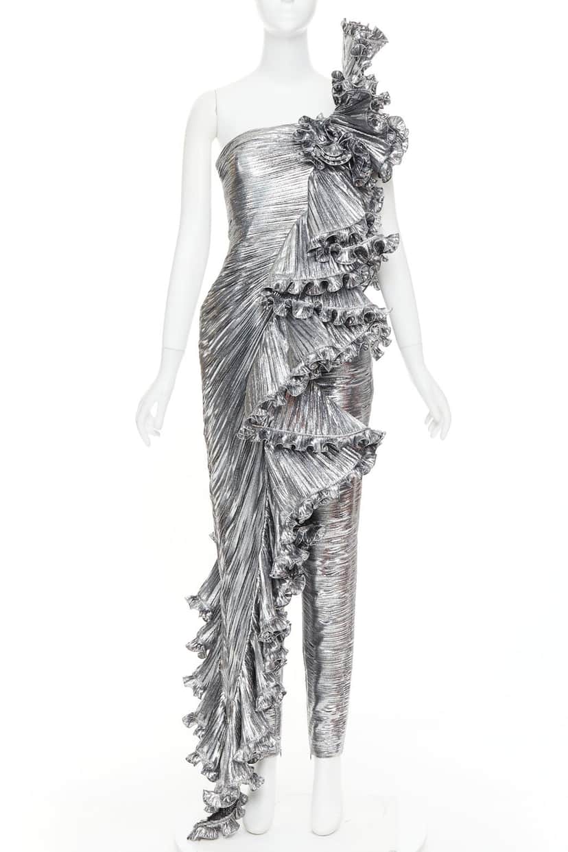 Alexandre Vauthier Dress Silver Very good condition - Front View