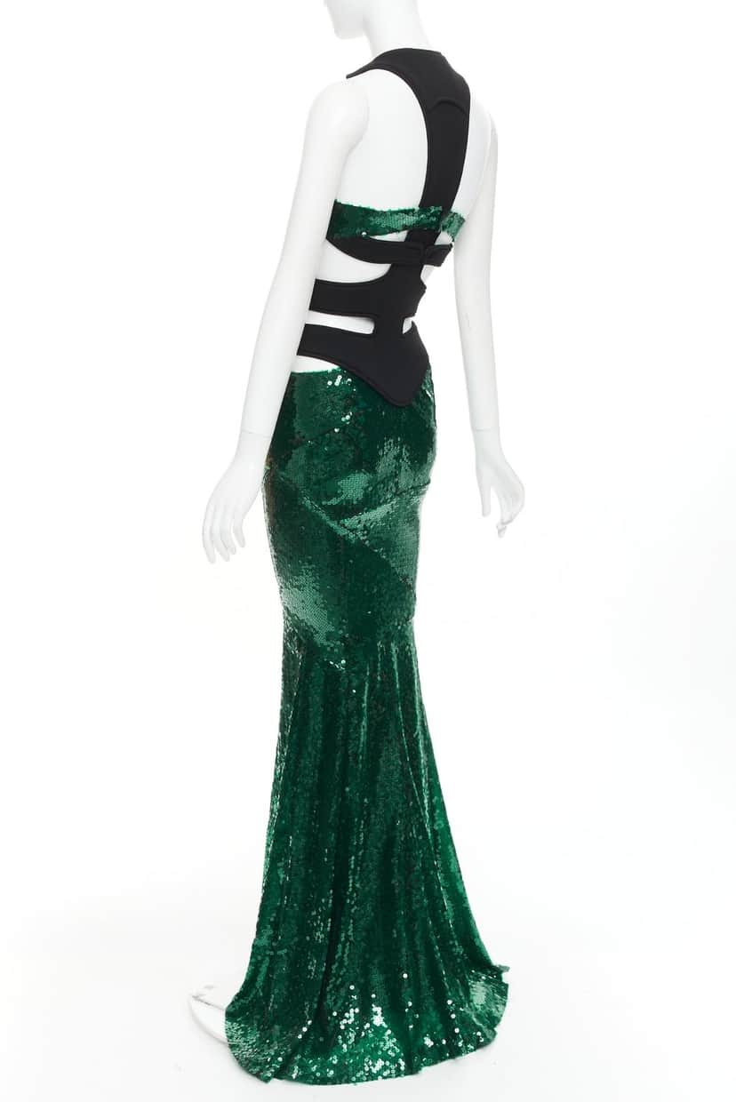 Alexandre Vauthier Dress Green Fair condition - Front View