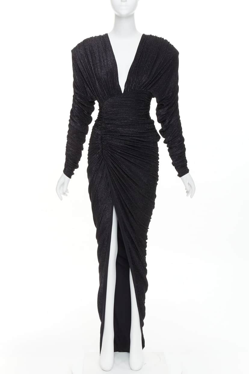 Alexandre Vauthier Dress Black Polyester Good condition - Front View