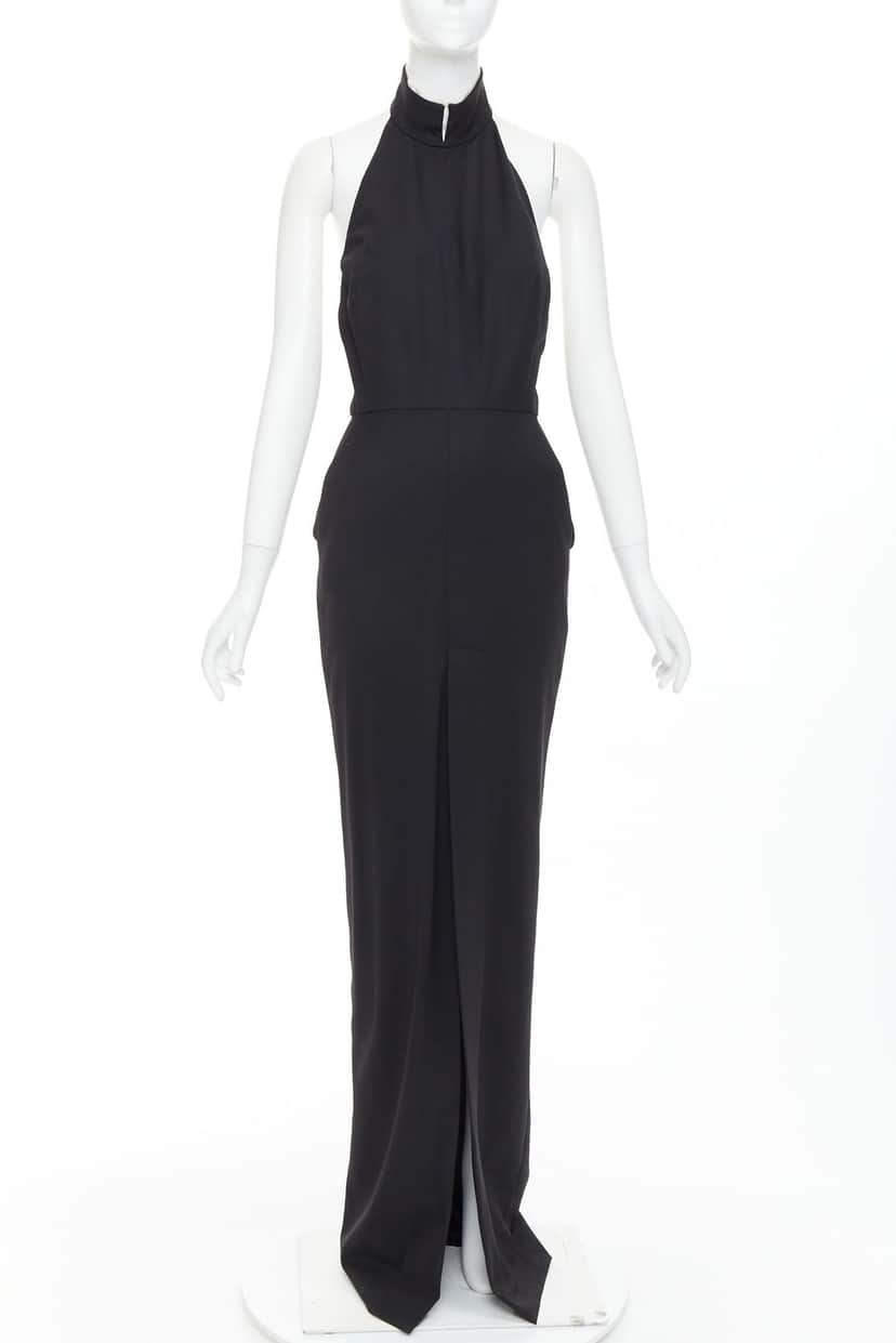 Alexandre Vauthier Dress Black Wool Good condition - Front View