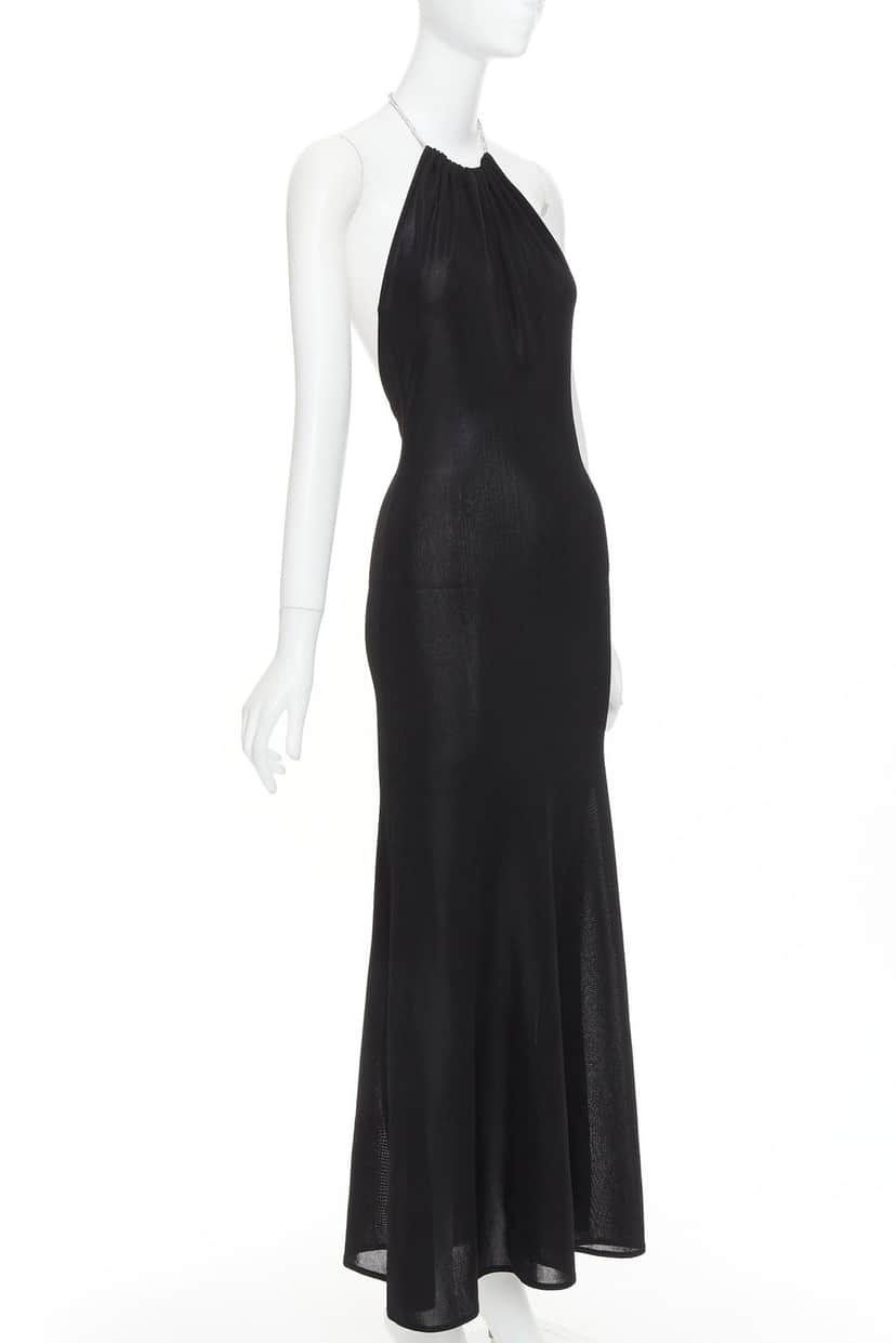 Alexandre Vauthier Dress Black Viscose Very good condition - Front View