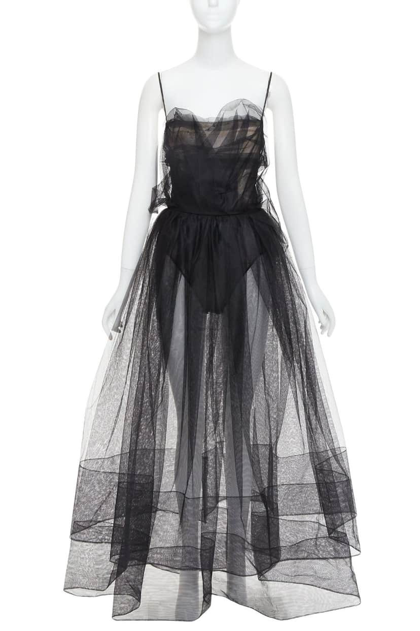 Alexandre Vauthier Dress Black Polyester Very good condition - Front View