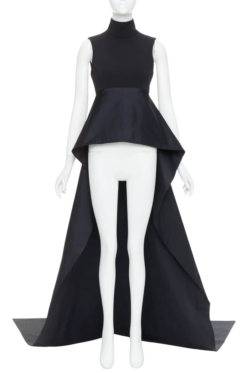 Alexandre Vauthier Top Black Wool Very good condition - Front View