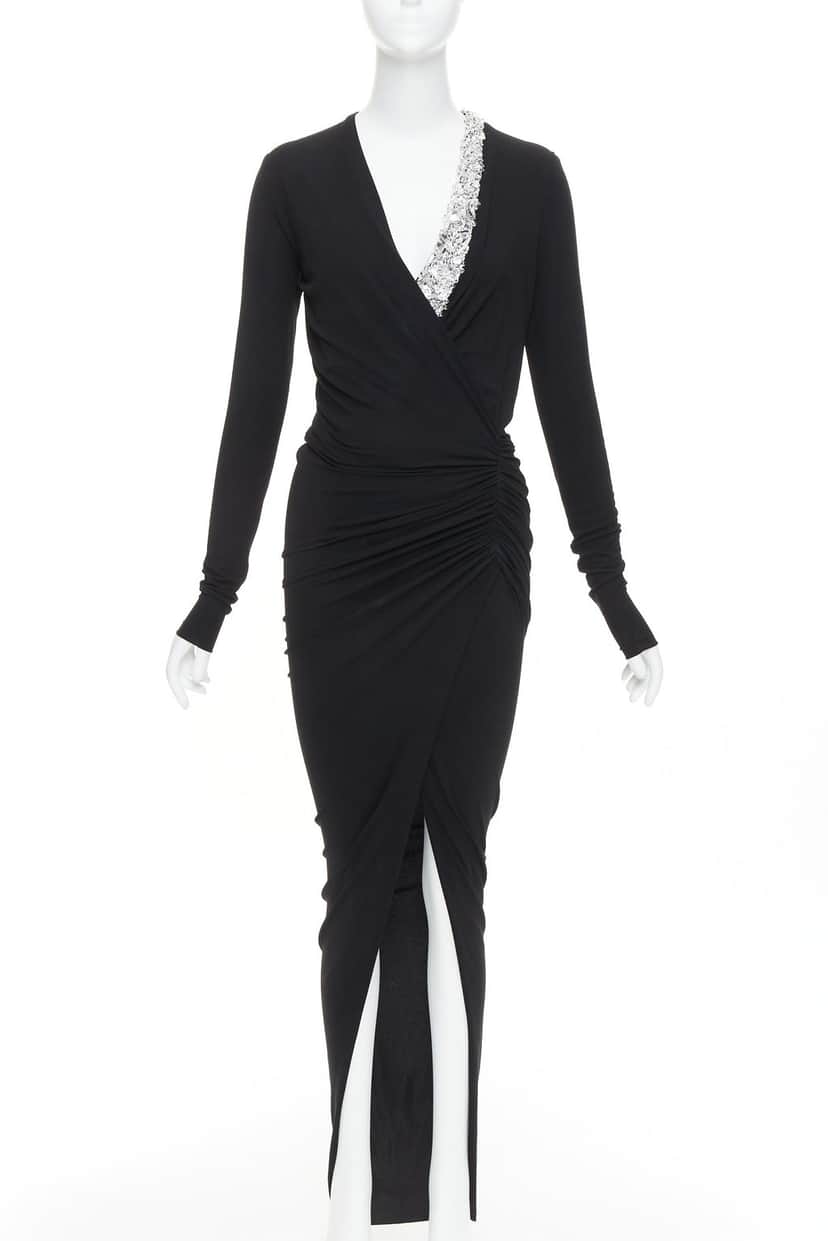 Alexandre Vauthier Dress Black Viscose Very good condition - Front View