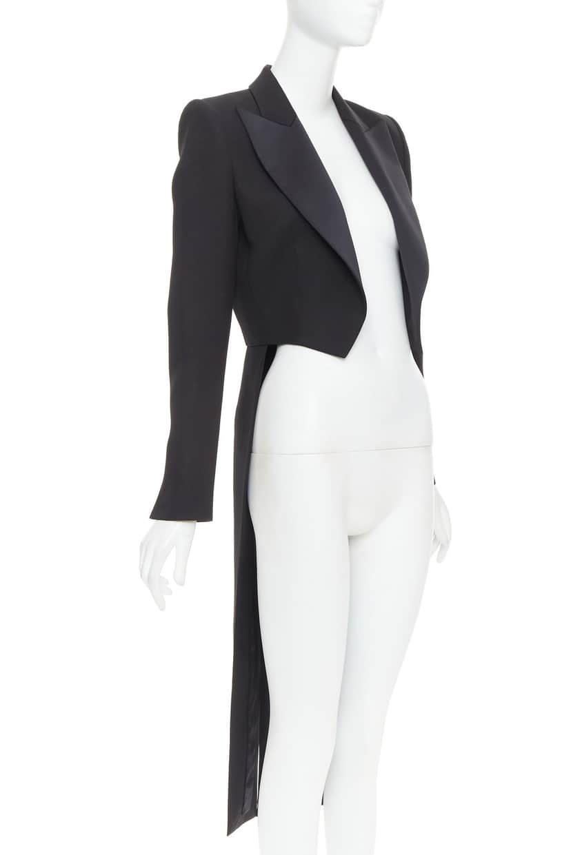 Alexandre Vauthier Jacket Black Wool Very good condition - Front View