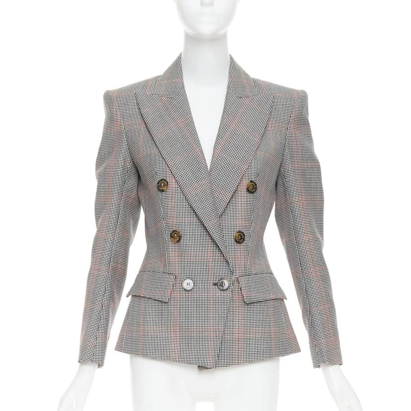 Alexandre Vauthier Jacket Grey Wool Very good condition - Front View