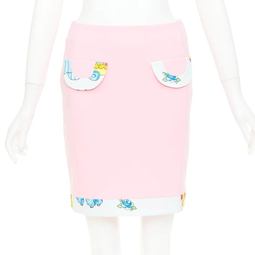 Moschino Skirt Pink Never worn, with tag - Front View