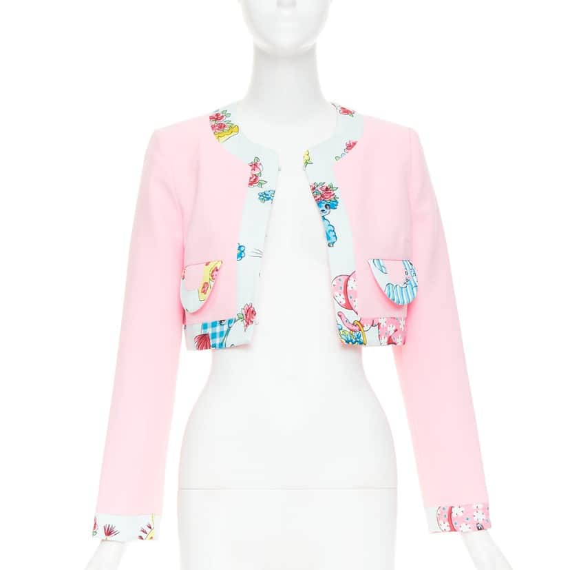 Moschino Jacket Pink Never worn, with tag - Front View