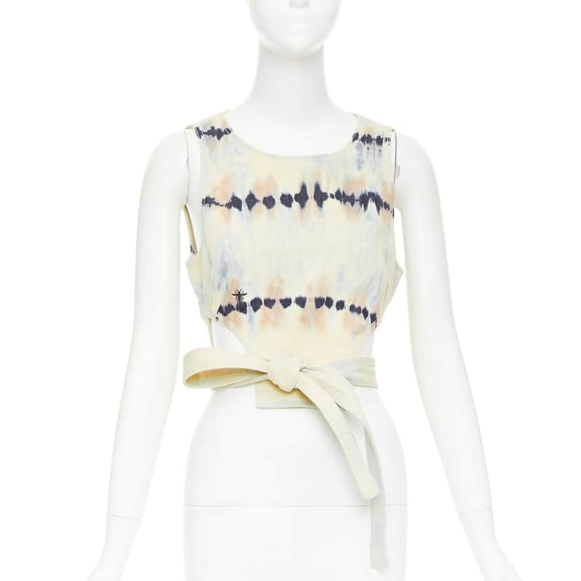 Dior Top MultiColor Cotton Never worn, with tag - Front View