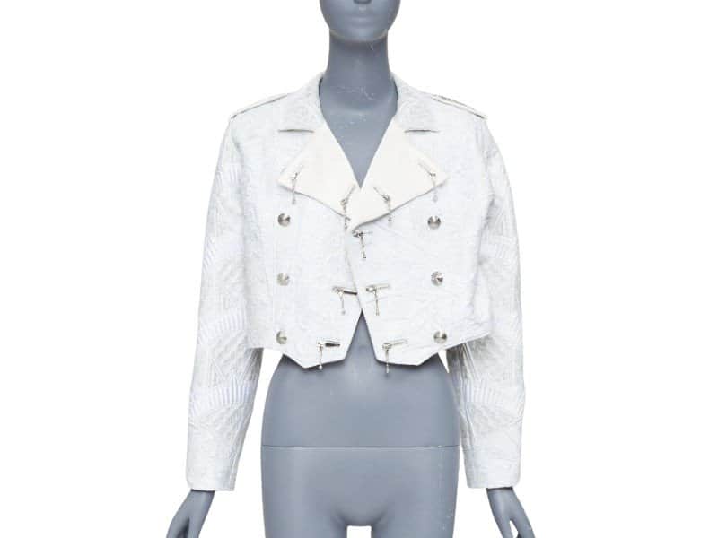 Louis Vuitton Jacket Ecru Polyester Very good condition - Front View