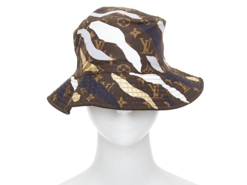 Louis Vuitton Hat Brown Polyester Never worn, with tag - Front View