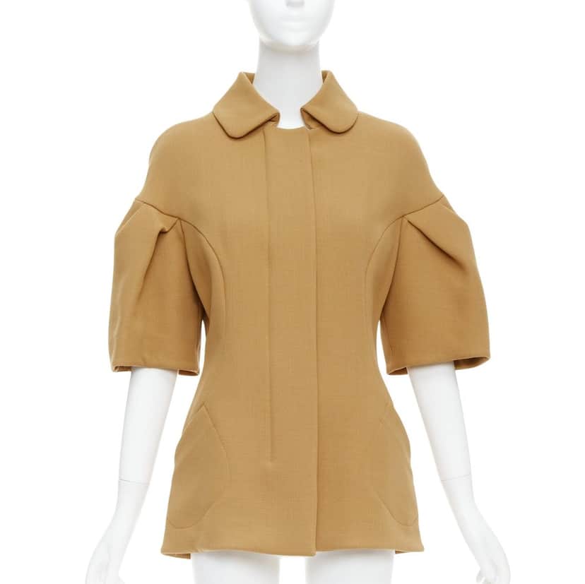 Marni Camel Puff Coat Camel Wool Very good condition - Front View