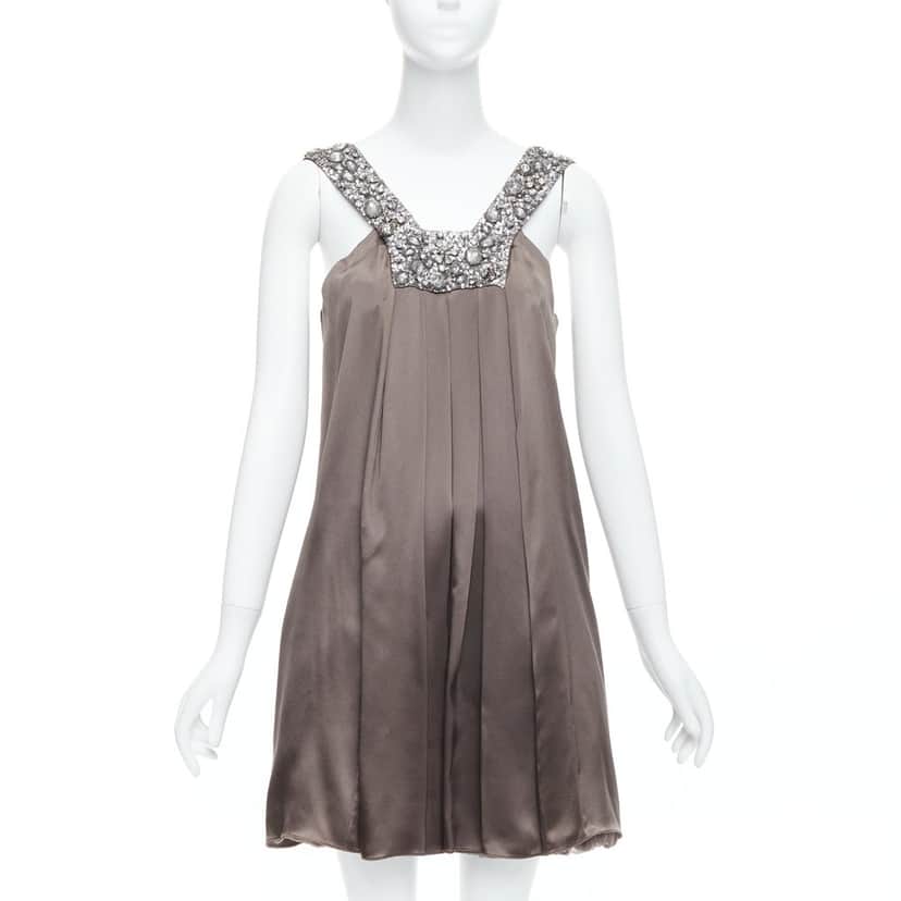 Collette Dinnigan Bronze Neckline Dress Other Silk Fair condition - Front View