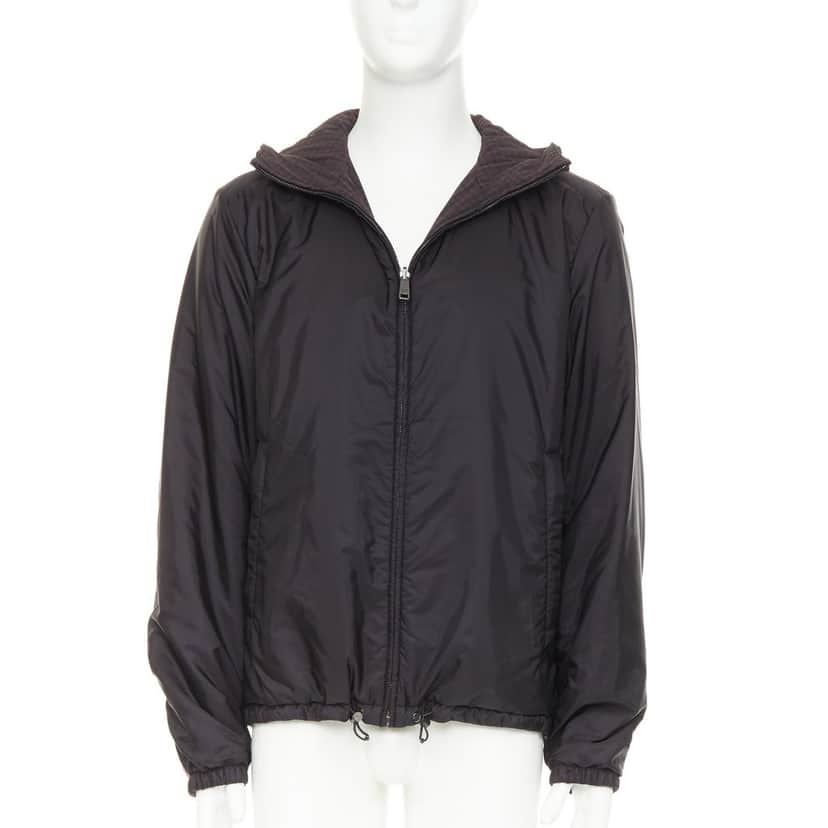 Prada Coat Black Very good condition - Front View