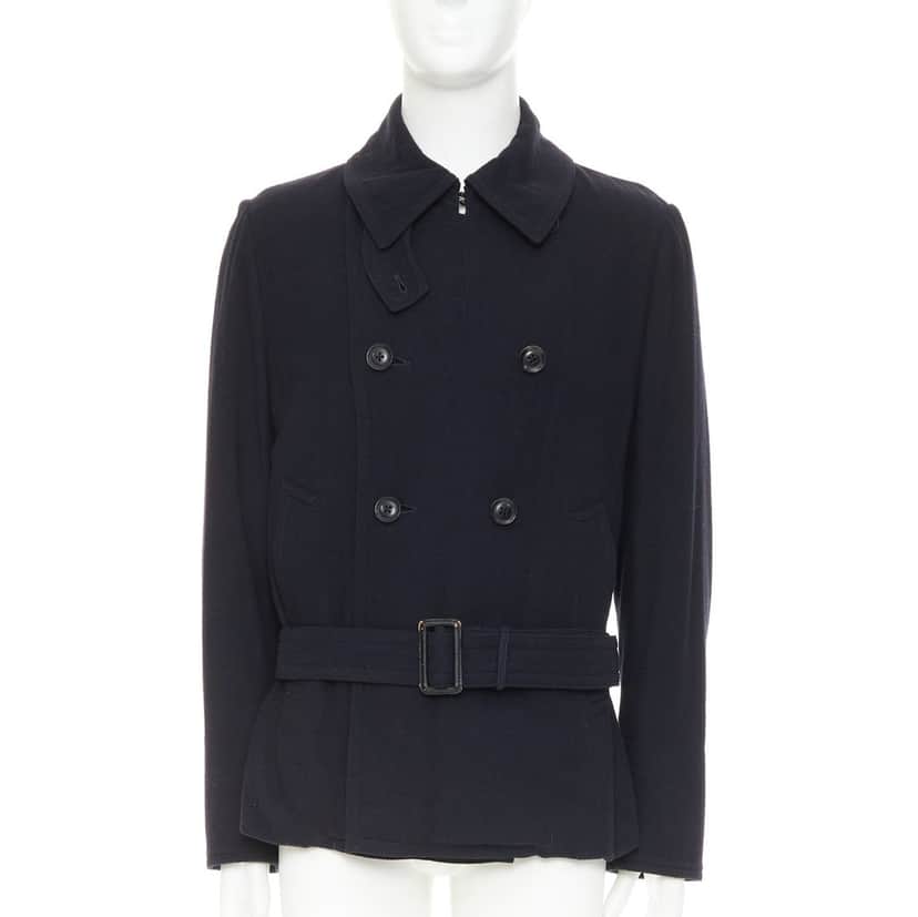 Y's Yohji Yamamoto Jacket Black Wool Good condition - Front View