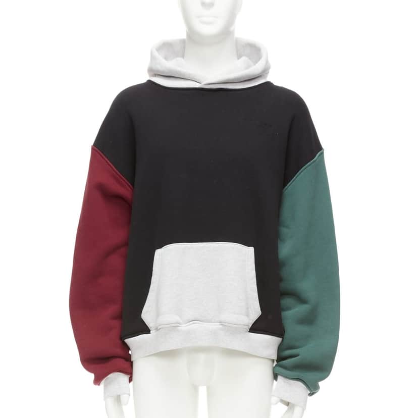 Alexander Wang Panelled Hoodie MultiColor Cotton Never worn - Front View
