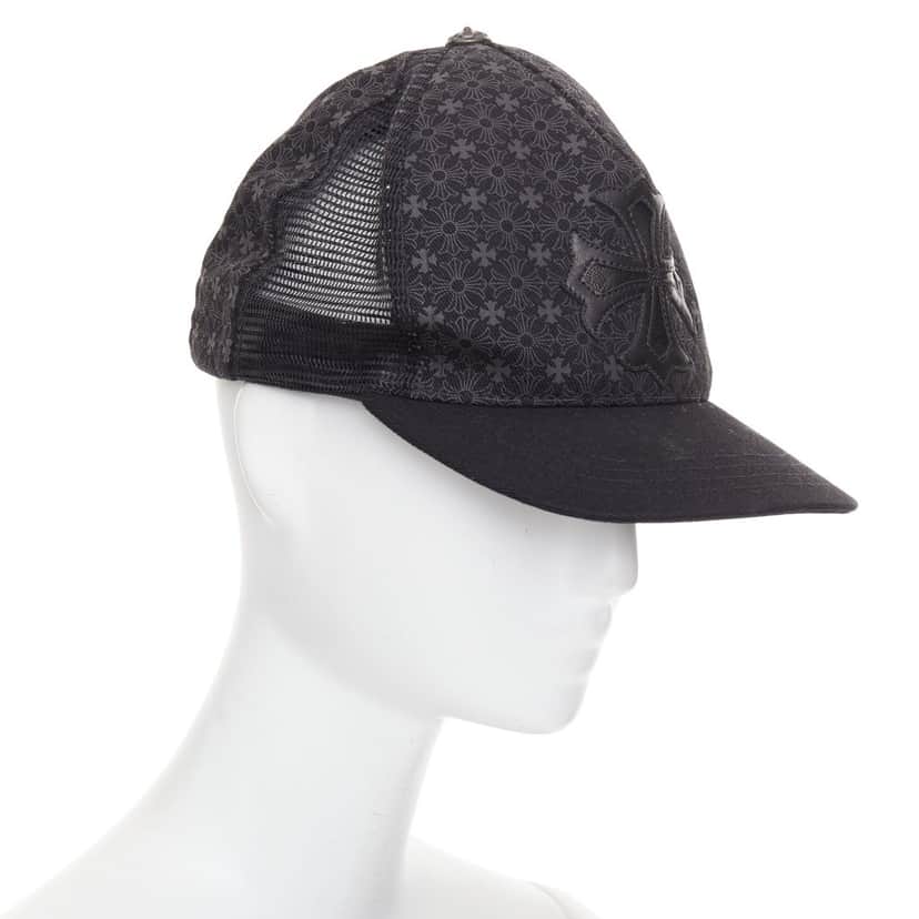 Chrome Hearts Hat Black Cotton Very good condition - Front View
