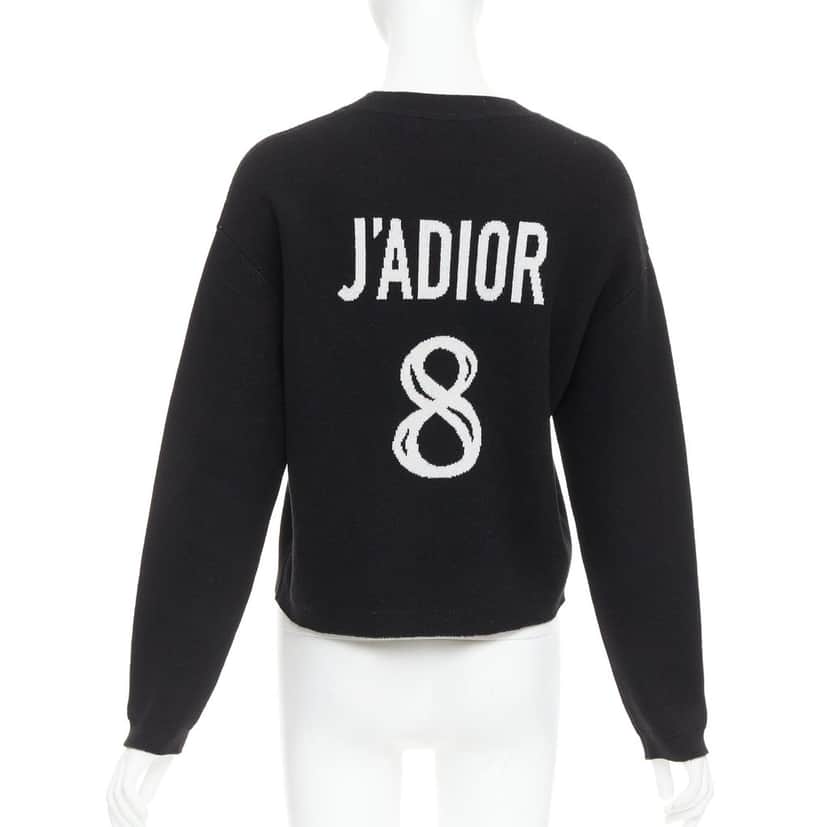 Dior Top Black Cashmere Very good condition - Front View