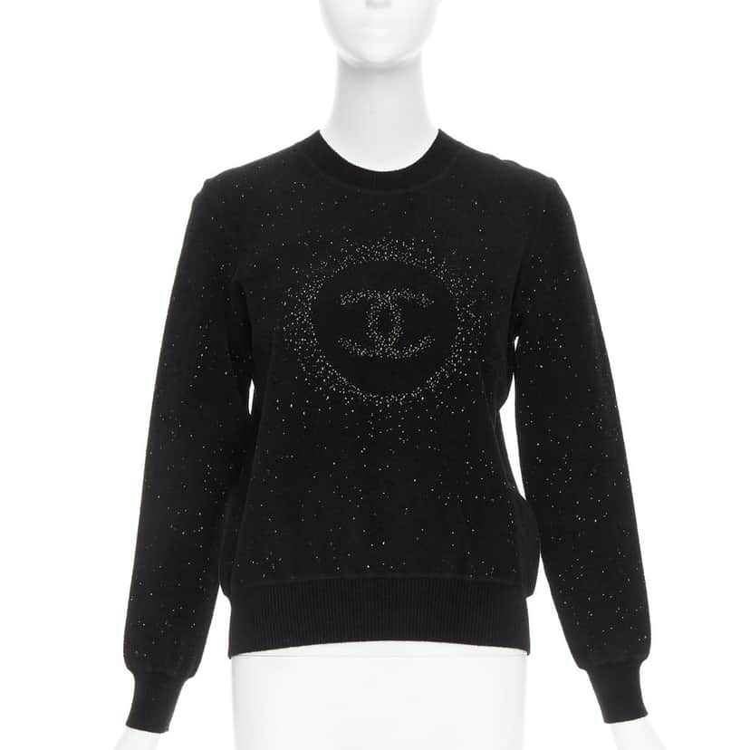 Chanel Top Black Very good condition - Front View