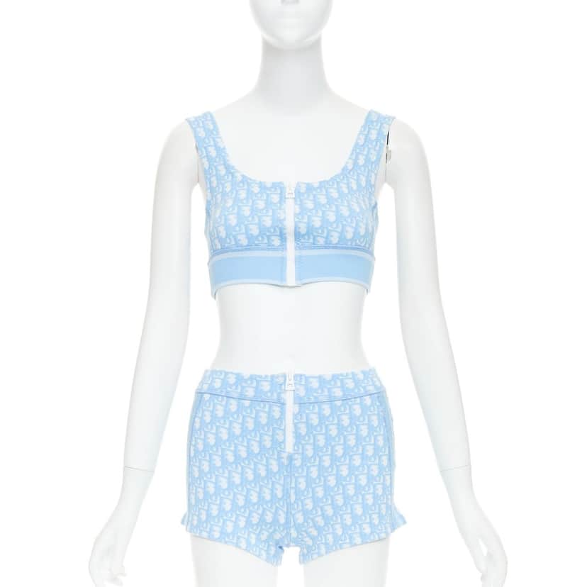 Dior Top Blue Polyamide Very good condition - Front View