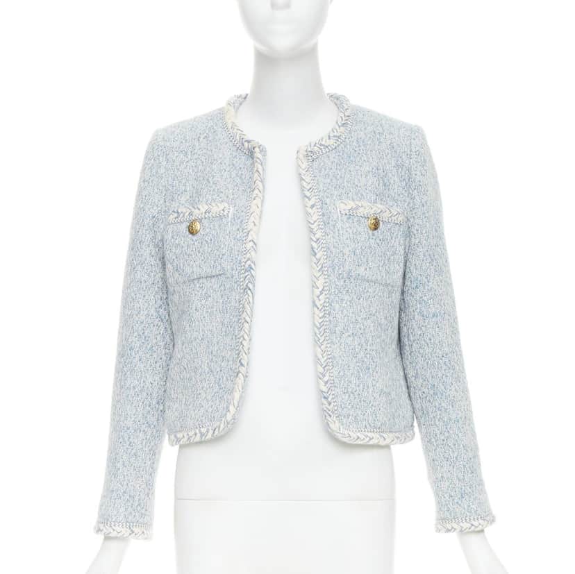 Celine Product Blue Tweed Never worn, with tag - Front View