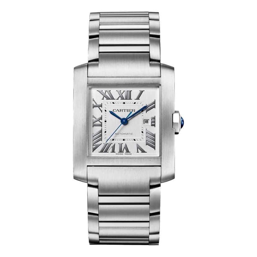 Cartier Cartier Tank Francaise Automatic 36.7mm Stainless Steel Watch Large Model Other Good condition - Front View
