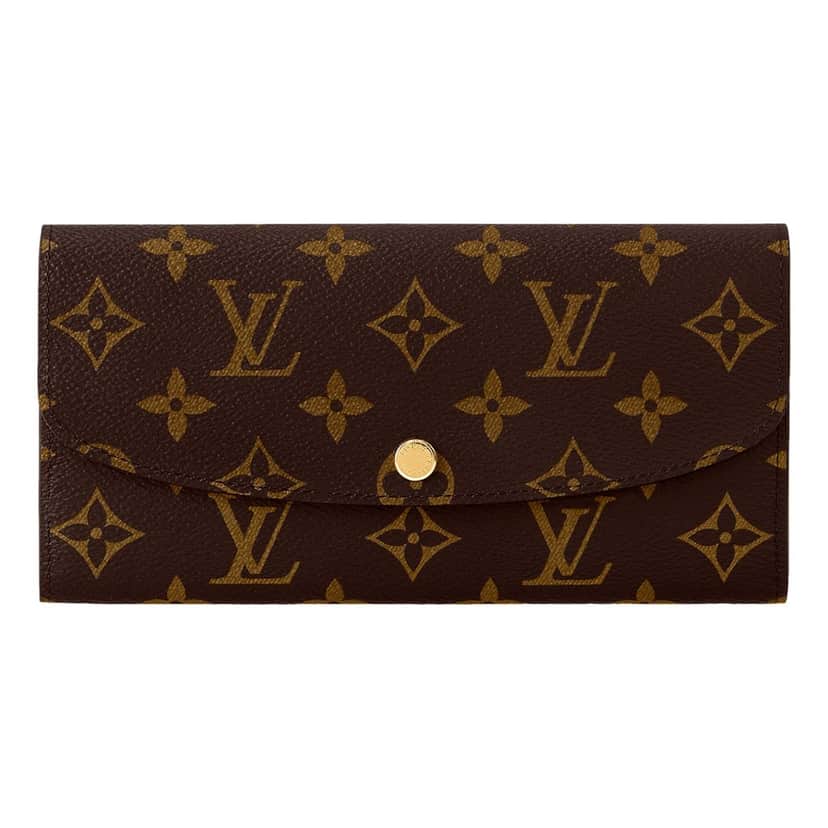 Louis Vuitton Louis Vuitton Emilie Wallet Monogram Canvas in Rose Ballerine